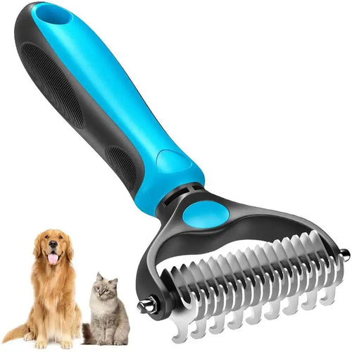 Rafaia Deshed Pro – double-sided deshedding brush for dogs and cats (image 1)