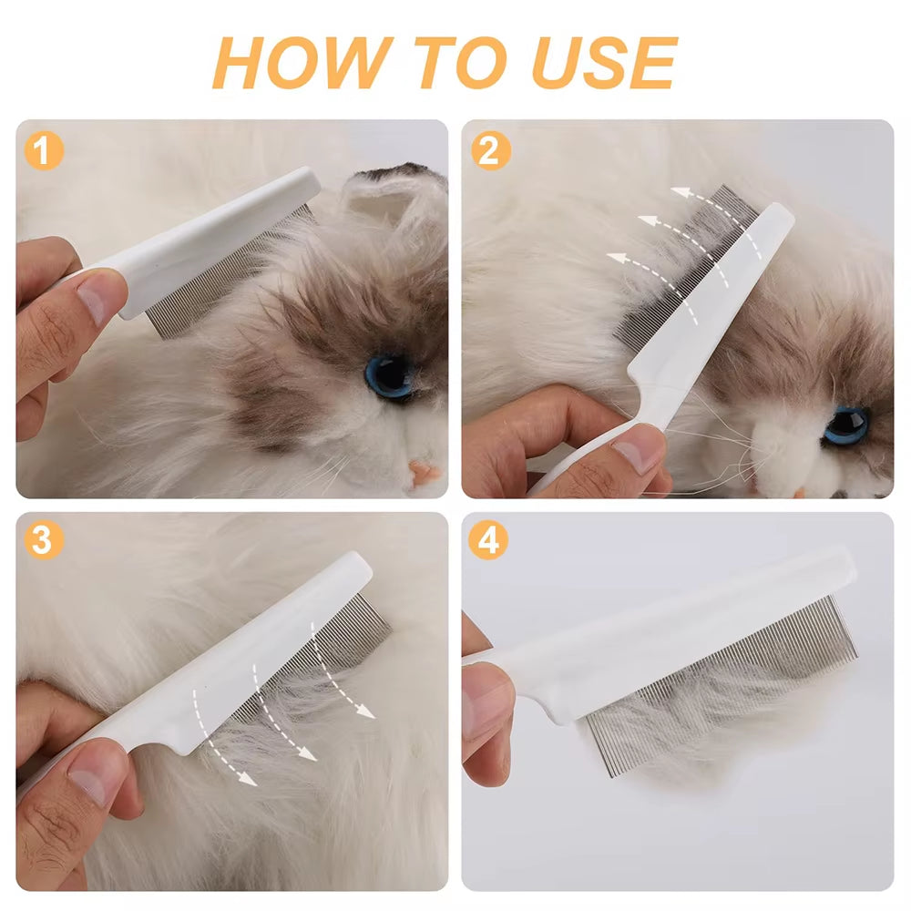 Rafaia FineCare Comb – stainless-steel flea comb for cats and dogs (image 5)