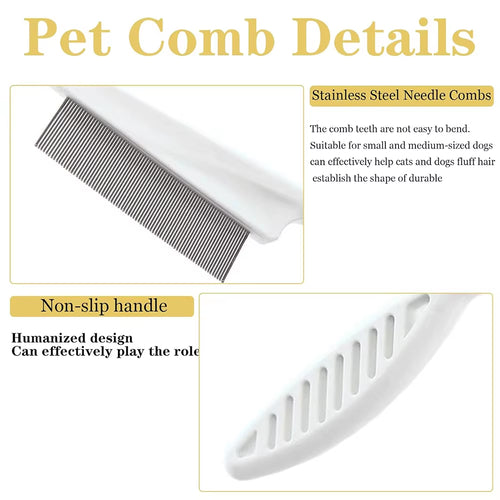 Rafaia FineCare Comb – stainless-steel flea comb for cats and dogs (image 2)