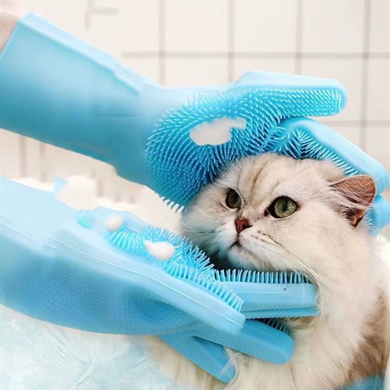 Rafaia BathCare Gloves – silicone dog bathing gloves (image 2)