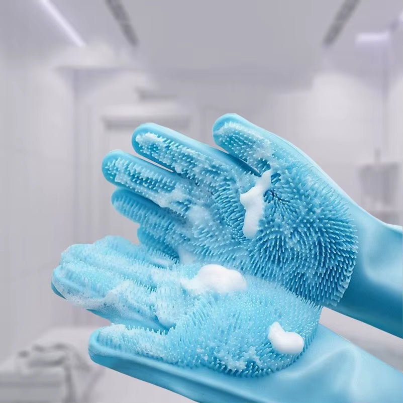 Rafaia BathCare Gloves – silicone dog bathing gloves (image 1)